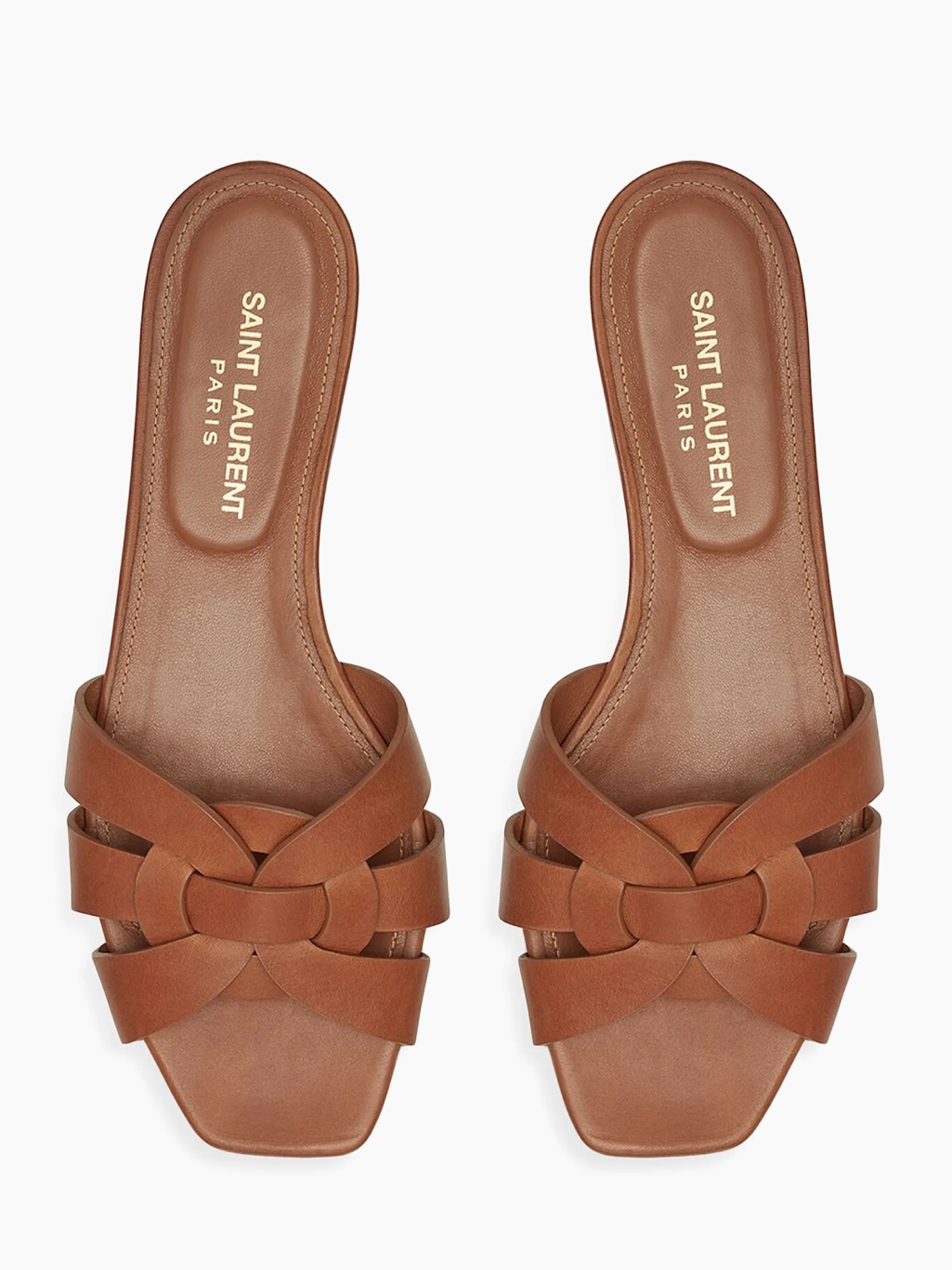 Saint Laurent | Tribute Mules In Smooth Leather Size; 5.5